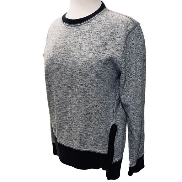 GAP Gray and Black Crewneck Sweatshirt size M - Picture 2 of 5